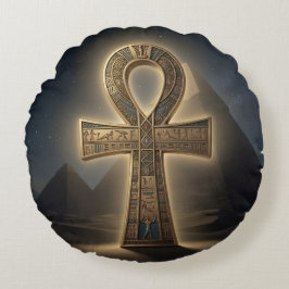 Ankh Symbol Meaning – Key of Life´6 Rund Kudde