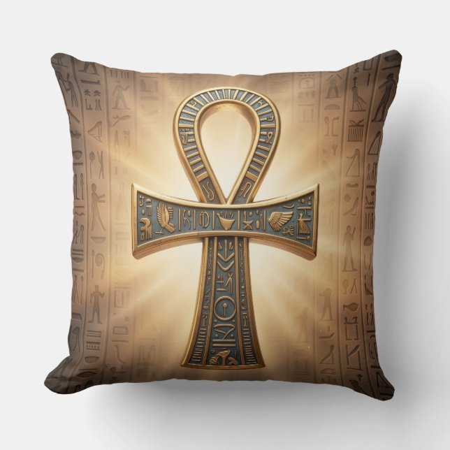 Ankh Symbol Meaning – Key of Life´9 Kudde (Framsida)
