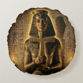 Ankh Symbol Meaning – Key of Life Rund Kudde