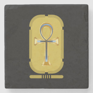 Ankh Symbol Stone Underlägg