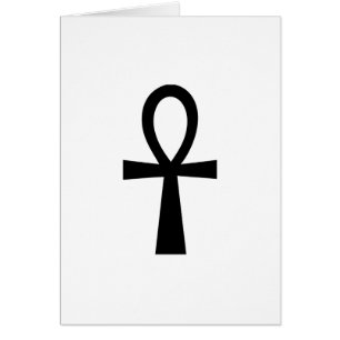Ankh-symbol: Vektorbild: Hälsningskort