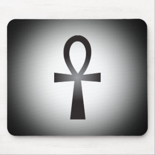 Ankh symbol: Vektorkonst: Musmatta