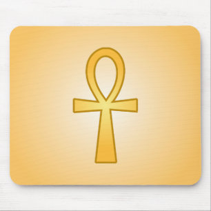 Ankh symbol: Vektorkonst: Musmatta