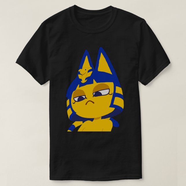 Ankha Ankha Zon TikTok Trend och MEME Minus T Shirt (Design framsida)
