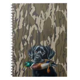 Ankjakts Labrador Retriever Sumpmarkskamouflage Anteckningsbok