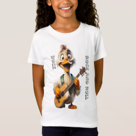 Ankkarikatyr Gitarr Tecknad Film T Shirt