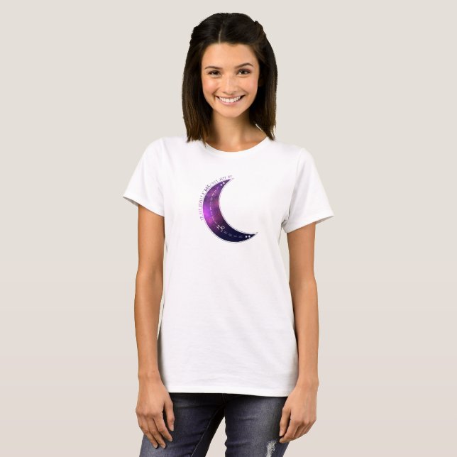 Anklaga mig inte...det är min Stenbock Måne Lila T Shirt (Hel framsida)