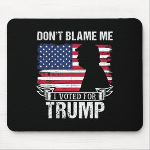 Anklaga mig inte, jag röstade på Trump Retro Vinta Musmatta
