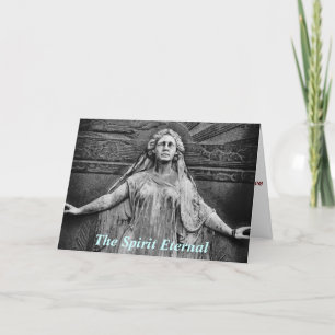Anklagelse för gudinna Wiccan Sympathy Card Kort