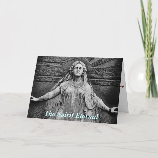 Anklagelse för gudinna Wiccan Sympathy Card Kort (Framsida)