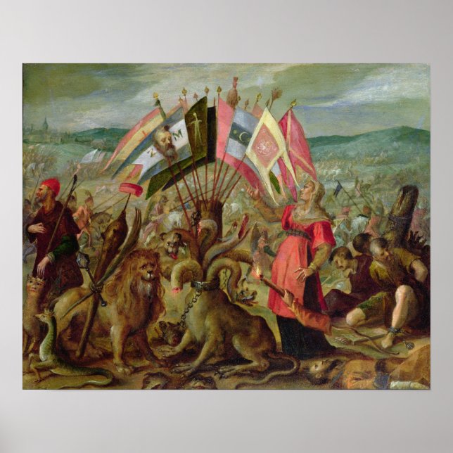 Anklagelse från det turkiska Krig Poster (Framsidan)
