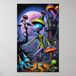 Ankle-Biter i Shroom Town Fantasy Poster
