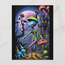 Ankle-Biter i Shroom Town Fantasy Vykort