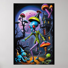 Ankle-Biter i Shroom Town Pop Fantasy Poster