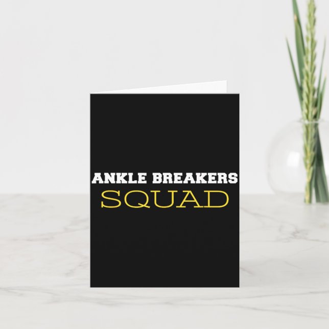 Ankle Breakers Squad Basball Kort (Framsida)