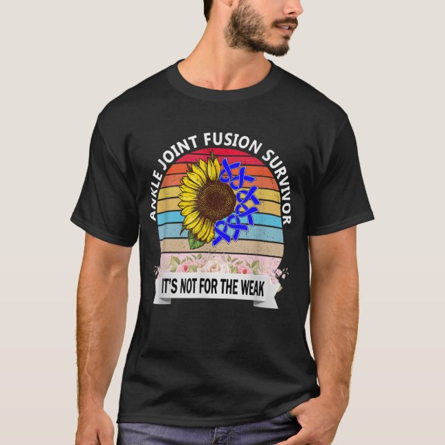 Ankle Joint Fusion Survivor Tshirt TShirt T Shirt (Framsida)