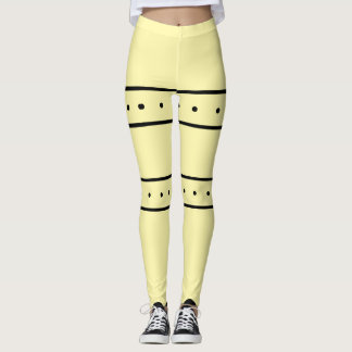 Ankle Leggings-Lemon Gult Leggings
