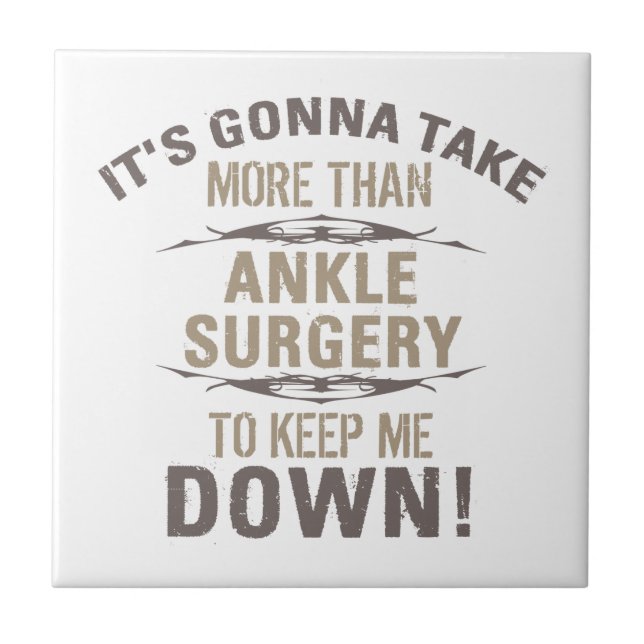 Ankle Surgery Humor Kakelplatta (Framsidan)