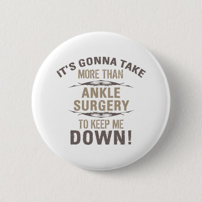 Ankle Surgery Humor Knapp (Framsida)