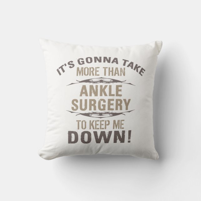 Ankle Surgery Humor Kudde (Framsida)