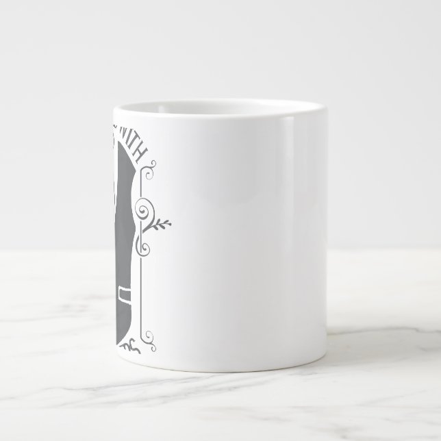 Anknuten till hushåll jumbo mugg (Framsidan)