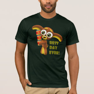 Anknyta - den bäst dagen någonsin! T-tröja T-shirt