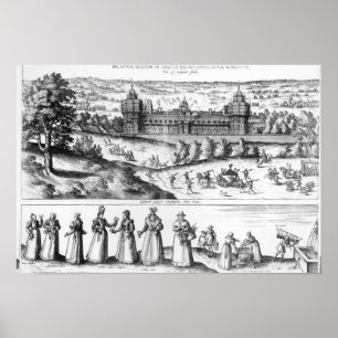 Ankomst av drottning Elizabeth I Poster