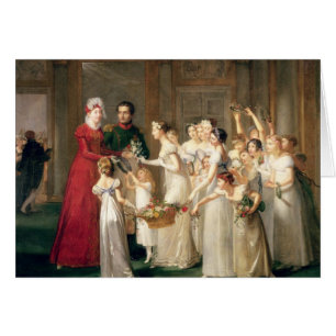 Ankomst av Marie-Louise de Habsburg-Lorraine Hälsningskort