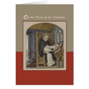 Ankomst av St. Dominic Blessings Hälsningskort