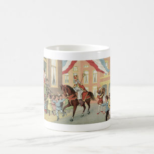 Ankomst av vintage för Sinterklaas holländareSt. Kaffemugg