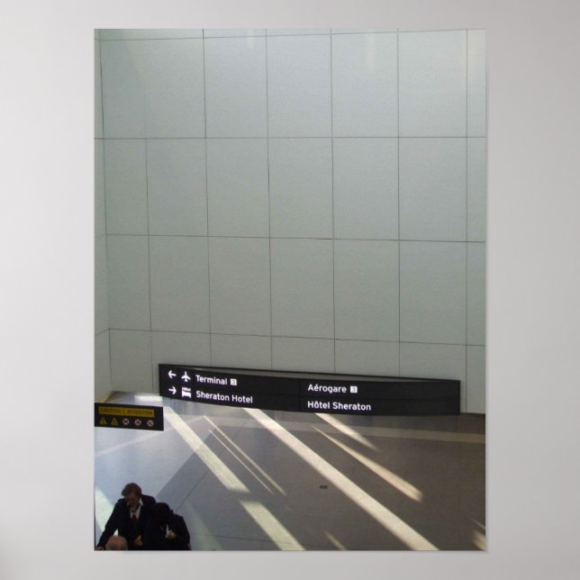 Ankomst och avgång poster (Framsidan)