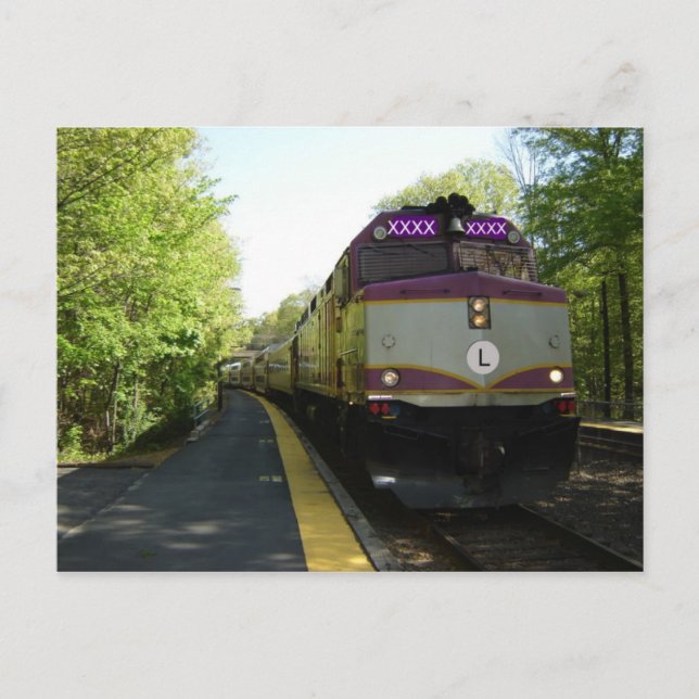 Ankomst på spår 1 vykort (Framsida)