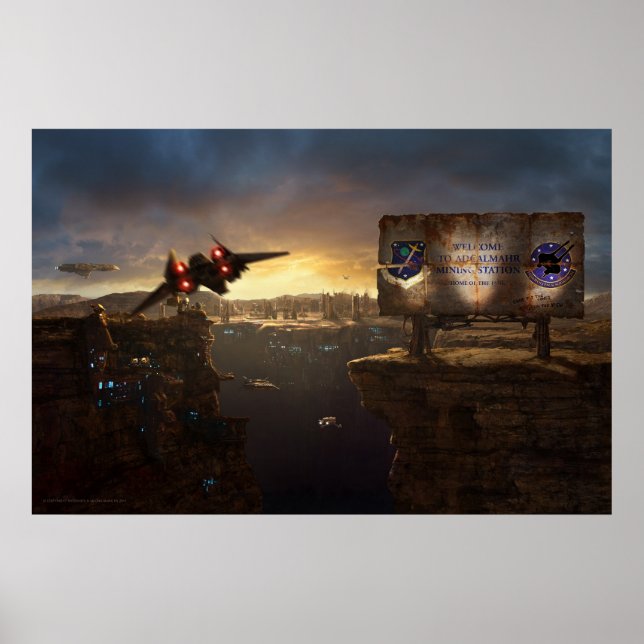 Ankomst till Adcalmahr Poster (Framsidan)