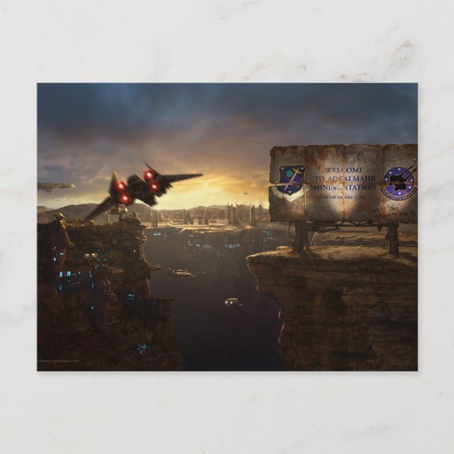 Ankomst till Adcalmahr-vykort Vykort (Framsida)