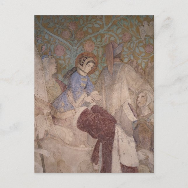 Ankomst till Eisenach, c.1854/55 Vykort (Framsida)