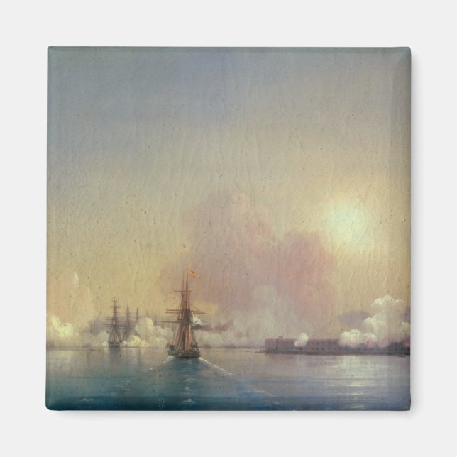 Ankomst till Sebastopol Bay, 1852 Magnet (Framsidan)