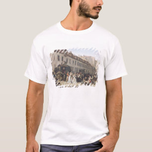 Ankomsten av en diligens på ändstationen t shirt