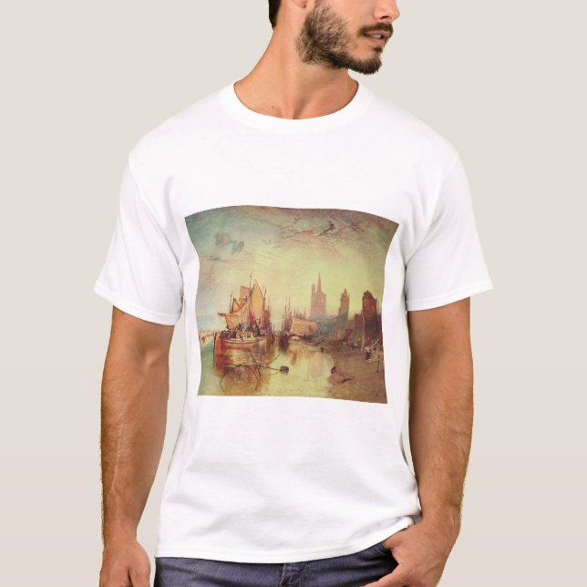 Ankomsten av en paketbåt av Joseph Turner T Shirt (Framsida)