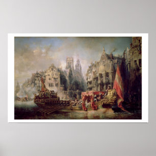 Ankomsten av Fernando Alvarez de Toledo, hertig av Poster