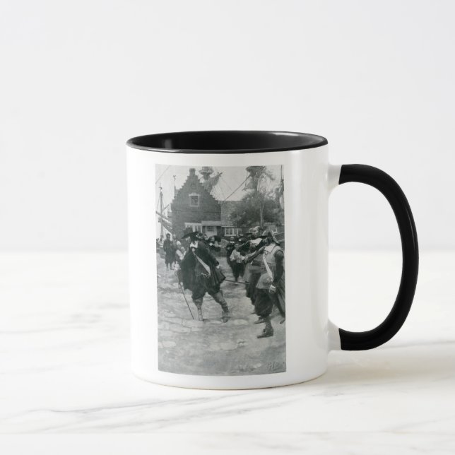 Ankomsten av Stuyvesant i New Amsterdam Mugg (Höger)