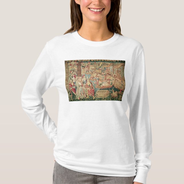 Ankomsten av Vasco da Gama i Calcutta T-shirt (Framsida)