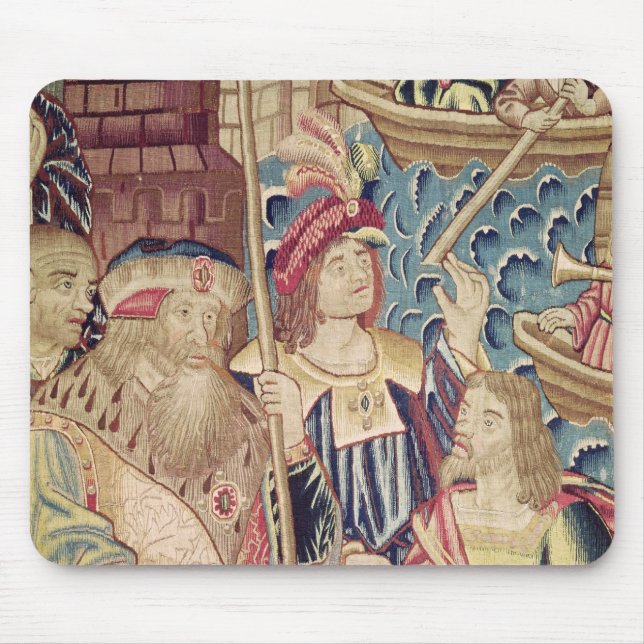Ankomsten av Vasco da Gama i Calicut Musmatta (Framsidan)