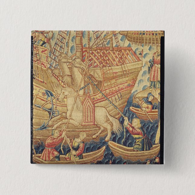 Ankomsten av Vasco de Gama i Calicut Knapp (Framsida)