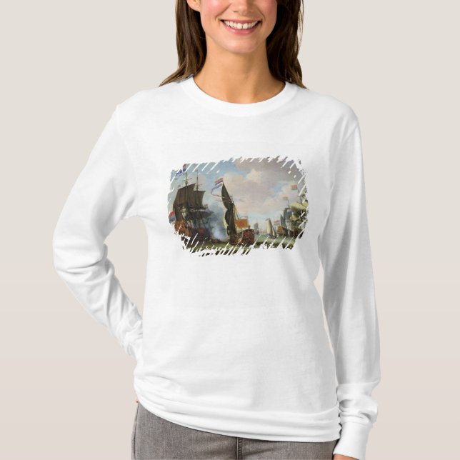 Ankomsten Michiel Adriaanszoon Ruyter Tee Shirt (Framsida)