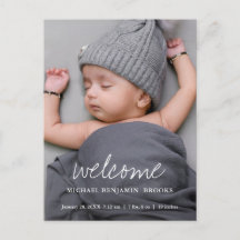 Ankomstmeddelande för Photo Baby