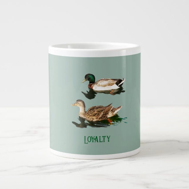 Ankor gräsänder jumbo mugg (Framsidan)