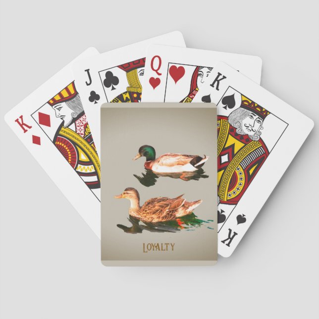 Ankor gräsänder. Lojalty Casinokort (Baksidan)