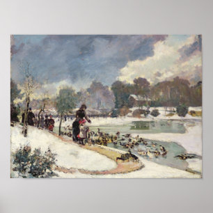 Ankor i Boisen de Boulogne Poster