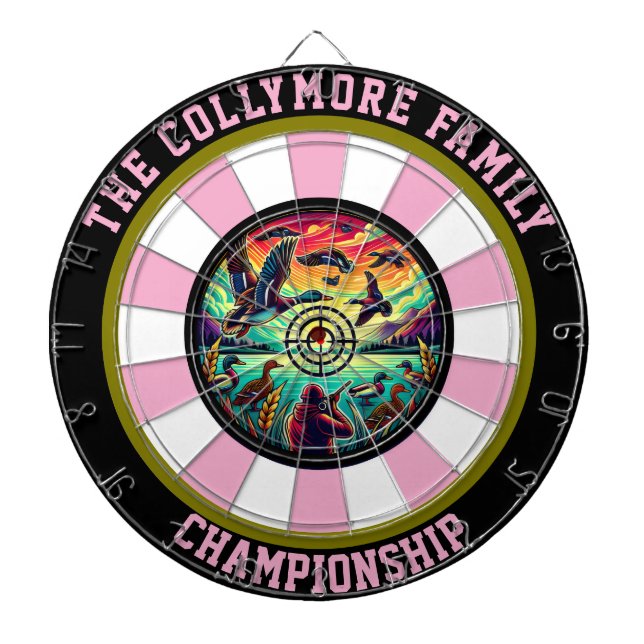 Ankor i konst för flygjakt darttavla (Framsidan)