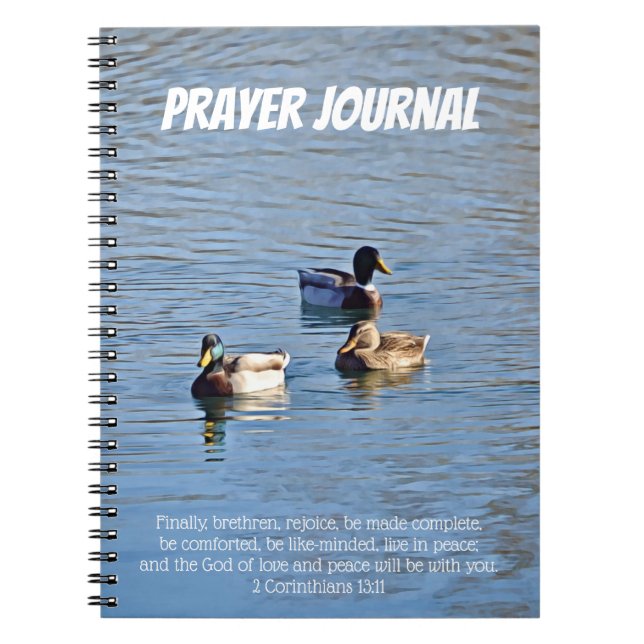 Ankor i Vatten Prayer Journal Anteckningsbok (Framsidan)